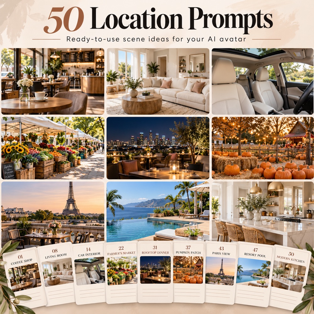 50 Location Prompts